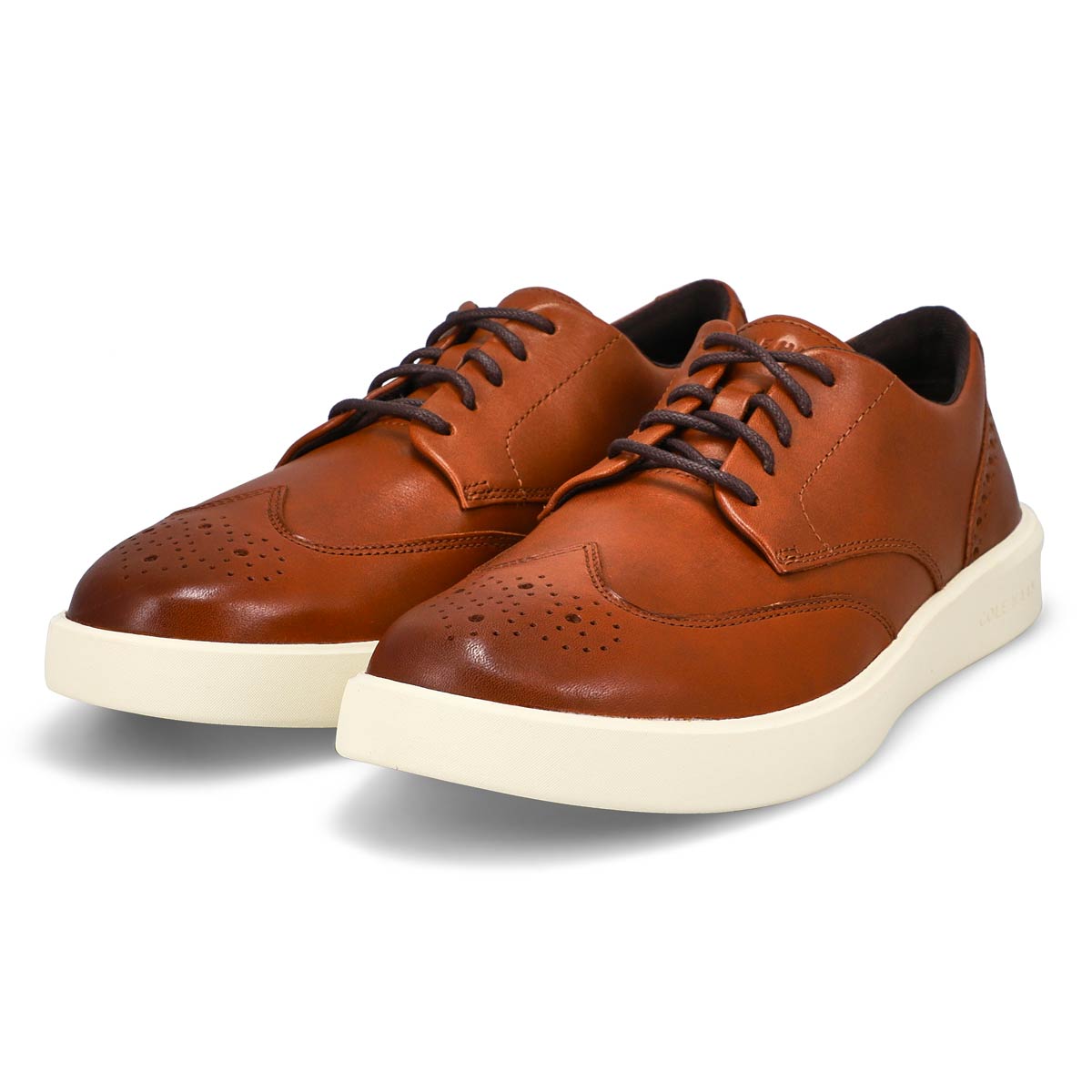 Men's Grand Crosscourt Daily Wingtip Sneaker - British Tan/Dark Chocolate/Ivory