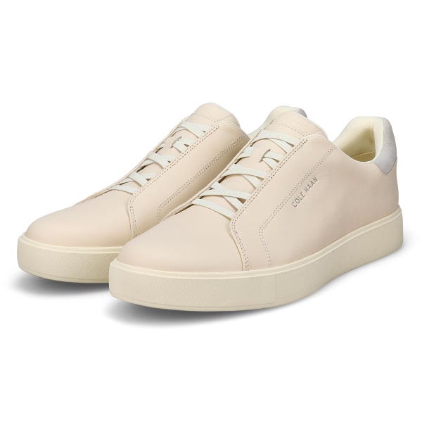 Baskets à enfiler GRANDPRØ LUXE SLIP ON, ivoire/cuir naturel, hommes