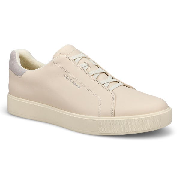 Baskets à enfiler GRANDPRØ LUXE SLIP ON, ivoire/cuir naturel, hommes