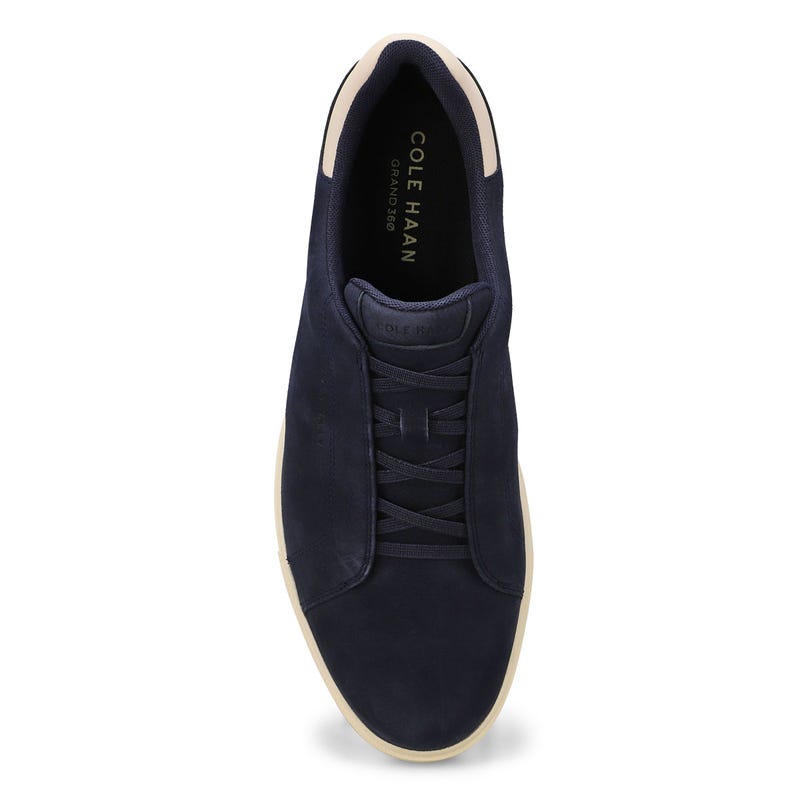 Baskets à enfiler GRANDPRØ LUXE SLIP ON, nubuck marine/ivoire, hommes