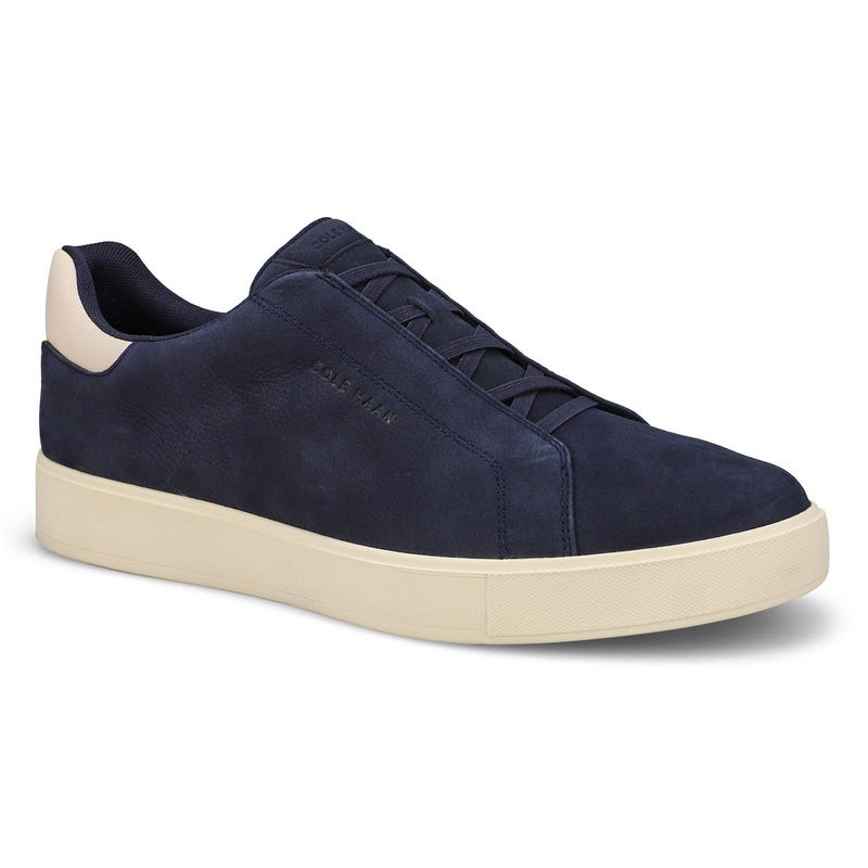 Baskets à enfiler GRANDPRØ LUXE SLIP ON, nubuck marine/ivoire, hommes