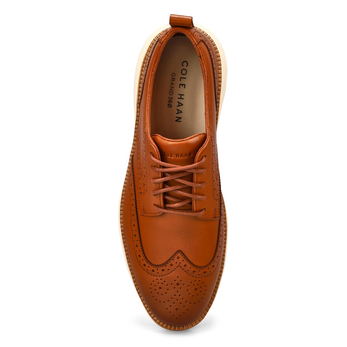 Men's Grand Hurrion Wingtip Casual Oxford - British Tan/Ivory