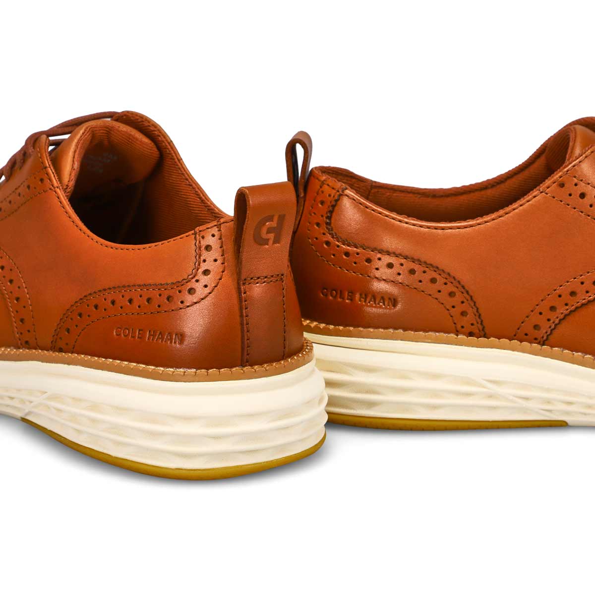 Men's Grand Hurrion Wingtip Casual Oxford - British Tan/Ivory