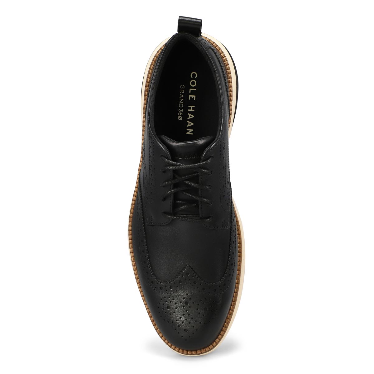 Men's Grand Hurrion Wingtip Casual Oxford - Black/Ivory