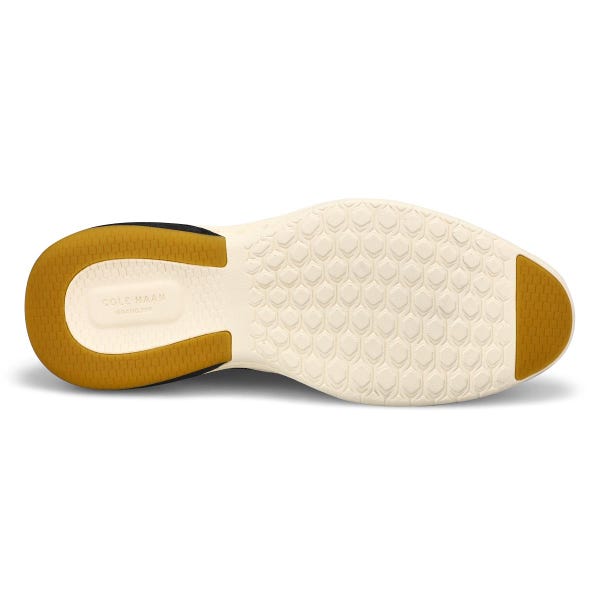 Richelieu décontracté à bout golf GRAND HURRION, noir/ivoire, hommes