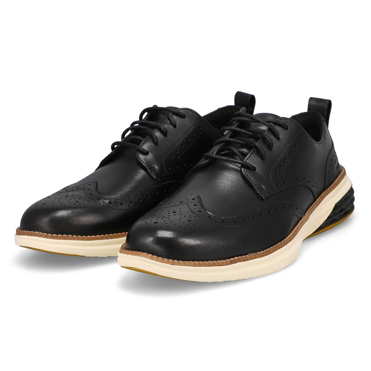 Men's Grand Hurrion Wingtip Casual Oxford - Black/Ivory