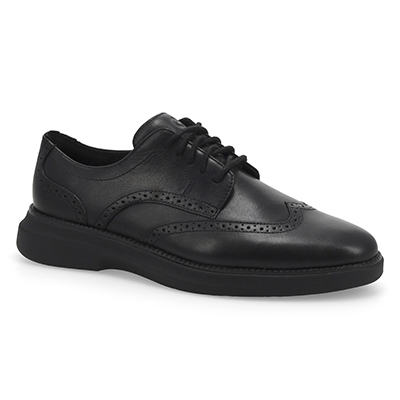 Richelieu habillé GRAND SHADOW WINGTIP, noir, hommes