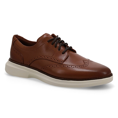 Richelieu habillé GRAND SHADOW WINGTIP, havane britannique, hommes
