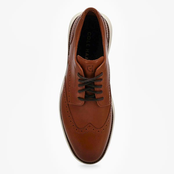 Men's Orginal Grand Shadow Wingtip Dress Oxford -British Tan