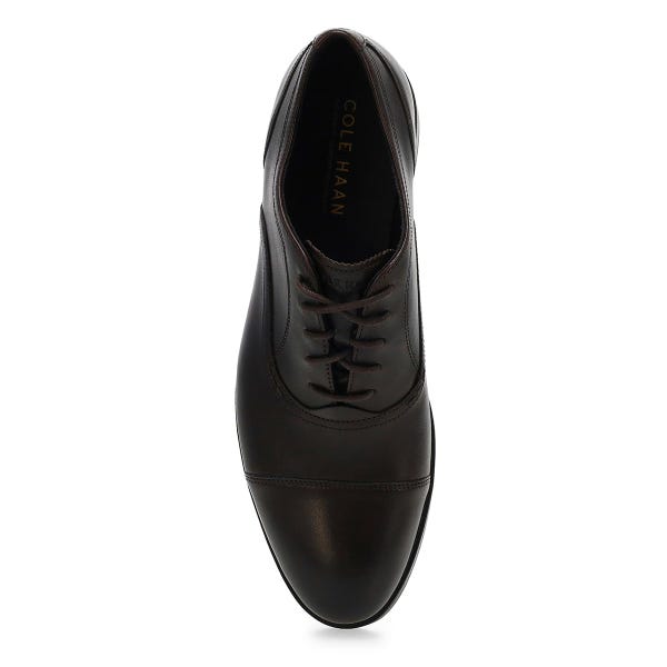 Men's Newmark Grand Cap Toe Dress Oxford -Dk Choc