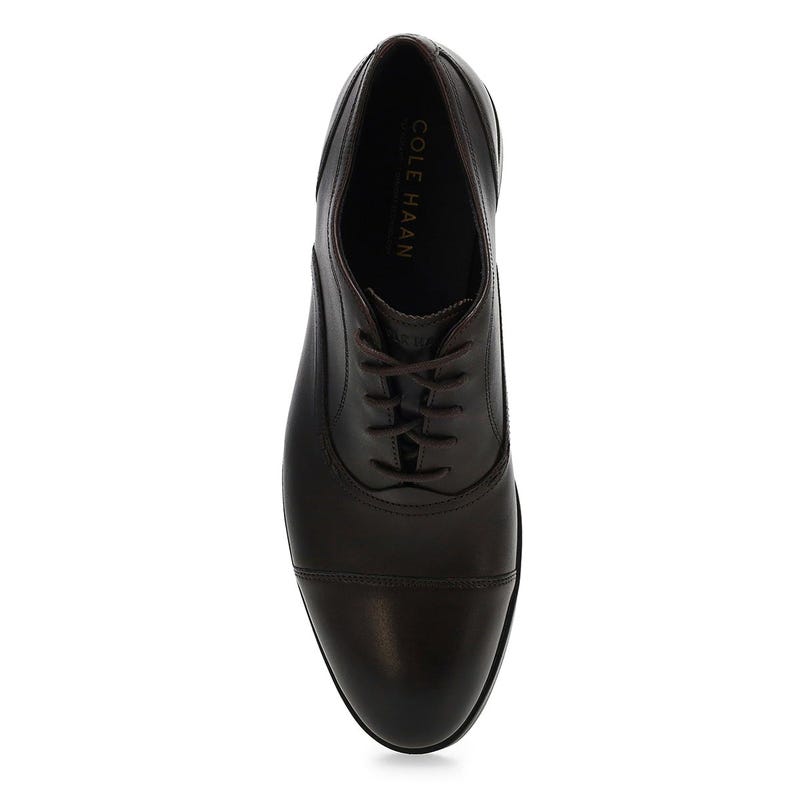 Men's Newmark Grand Cap Toe Dress Oxford -Dk Choc