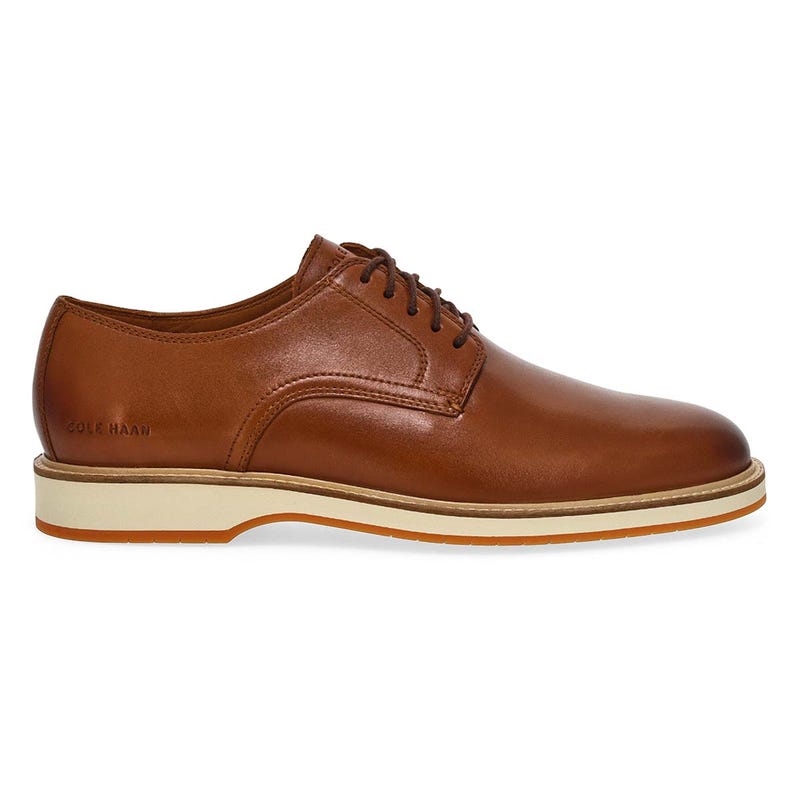 Men's Morse Grand Plain Toe Casual Oxford -British Tan
