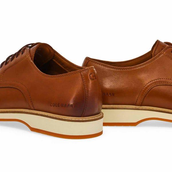 Men's Morse Grand Plain Toe Casual Oxford -British Tan