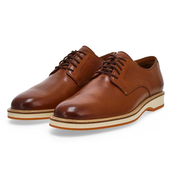 Men's Morse Grand Plain Toe Casual Oxford -British Tan