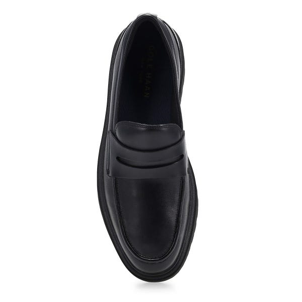 Men's Vestry Grand Lug Sole Penny Loafer - Black