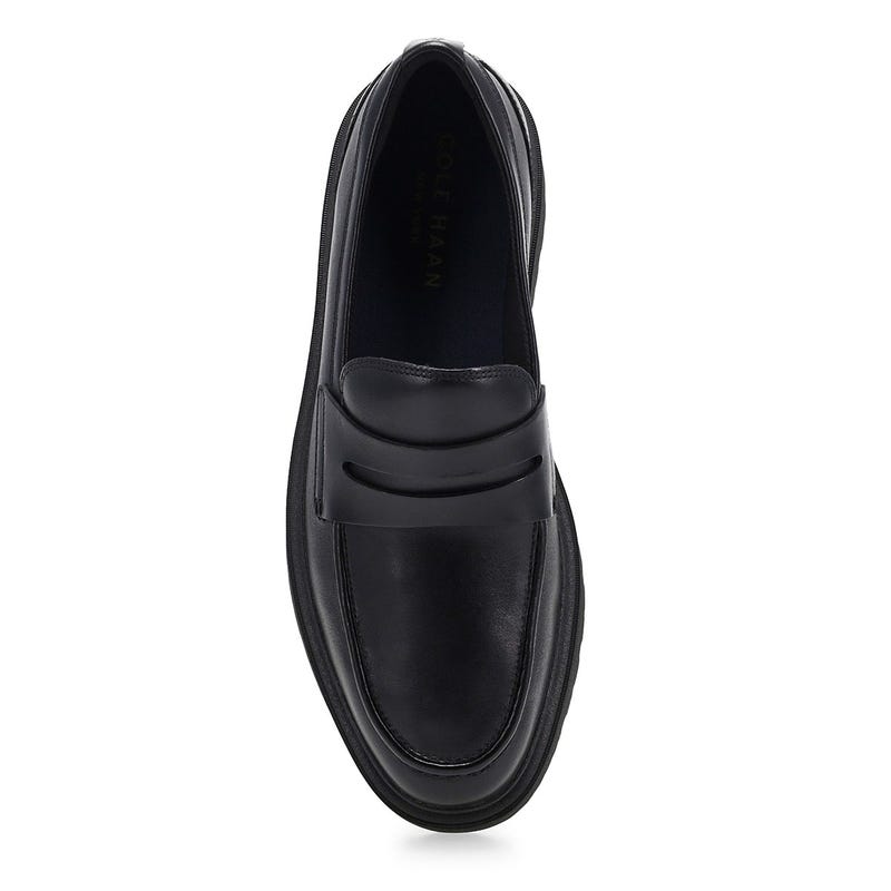 Men's Vestry Grand Lug Sole Penny Loafer - Black