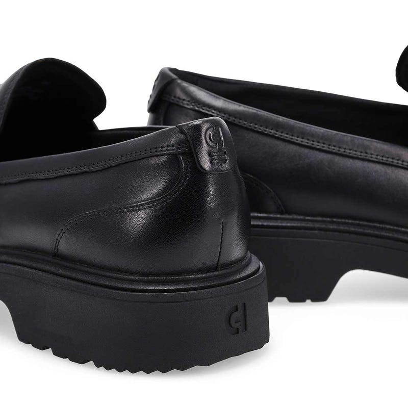 Men's Vestry Grand Lug Sole Penny Loafer - Black