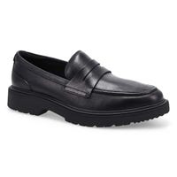 Men's Vestry Grand Lug Sole Penny Loafer - Black