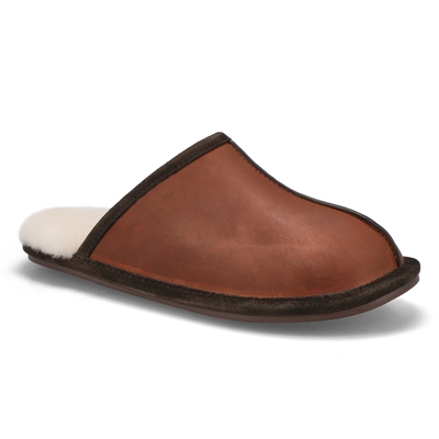 Mns Cadel 2 Open Back Slipper - Brown Crazy