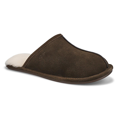 Mns Cadel 2 Open Back Slipper - Brown