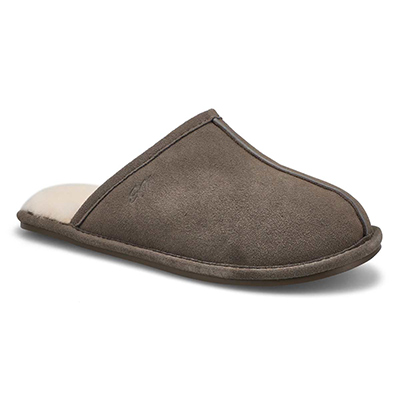 Mns Cadel 2 Open Back Slipper - Charcoal