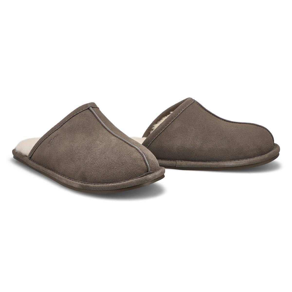 Pantoufles à talon ouvert CADEL 2, gris, hommes