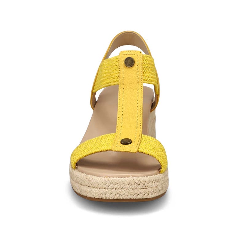 Women's  Calera Wedge Sandal Wide - Butter Yellow