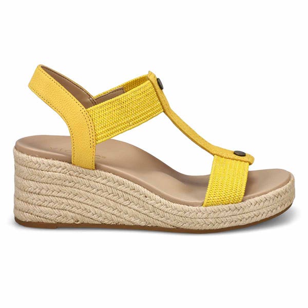 Women's  Calera Wedge Sandal Wide - Butter Yellow
