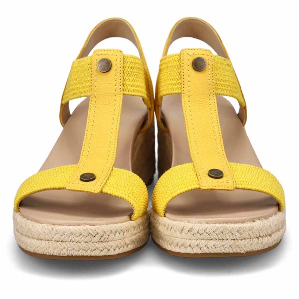Women's  Calera Wedge Sandal Wide - Butter Yellow