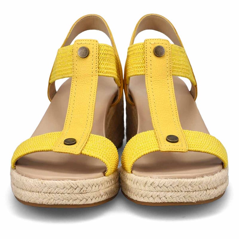 Women's  Calera Wedge Sandal Wide - Butter Yellow