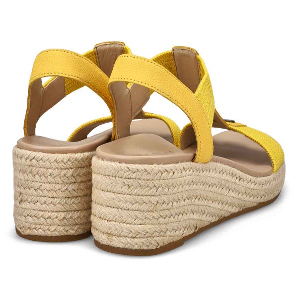 Women's  Calera Wedge Sandal Wide - Butter Yellow