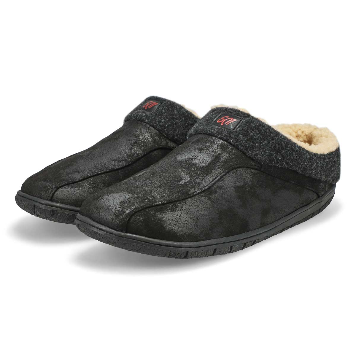 Men's Cameron 2 Open Back Slipper - Black