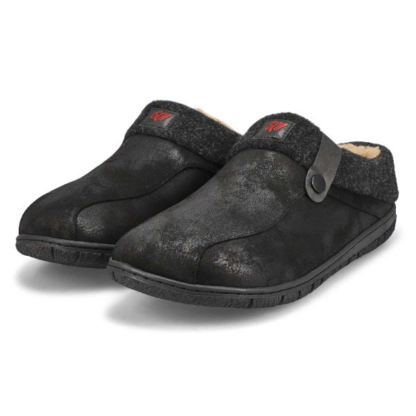 Men's Cameron 3 Open Back Slipper - Black
