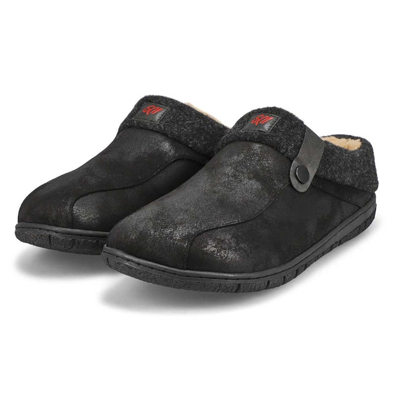 Men's Cameron 3 Open Back Slipper - Black