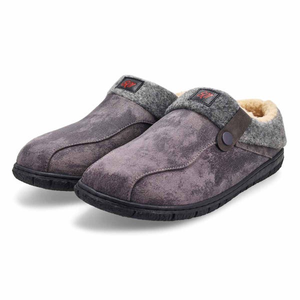 Men's Cameron 3 Open-Back Slipper - Grey