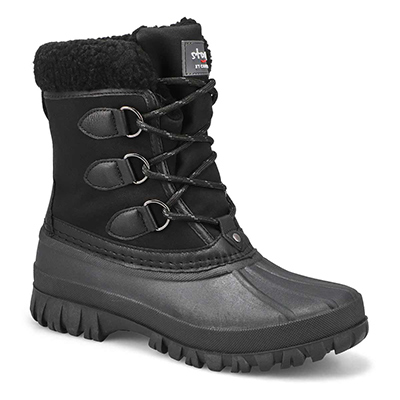 Lds Candy Waterproof Winter Boot - Black/Black