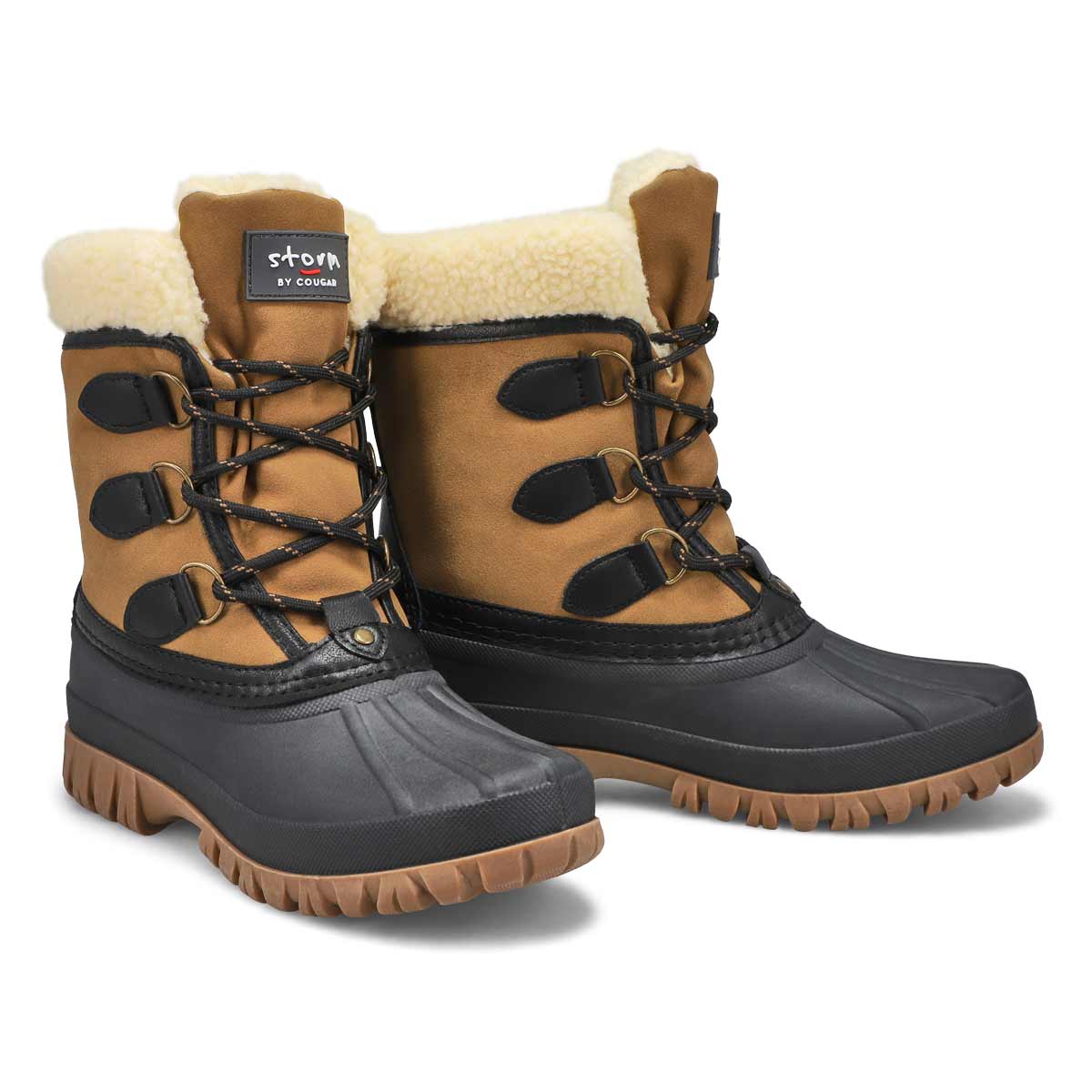 Women's Candy Waterproof Winter Boot - Black/Chestnut