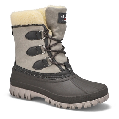 Lds Candy Waterproof Winter Boot - Charcoal/Paloma