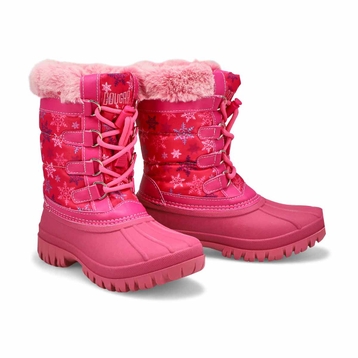 Girls' Carly Waterproof Winter Boot - Raspberry