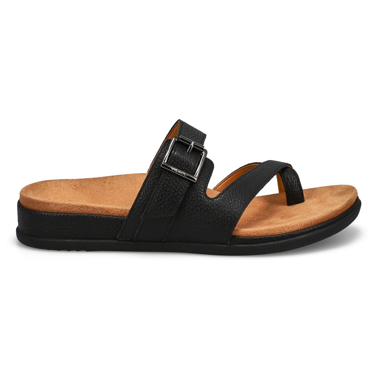 Women's Carmela Two Strap Casual Sandal - Black