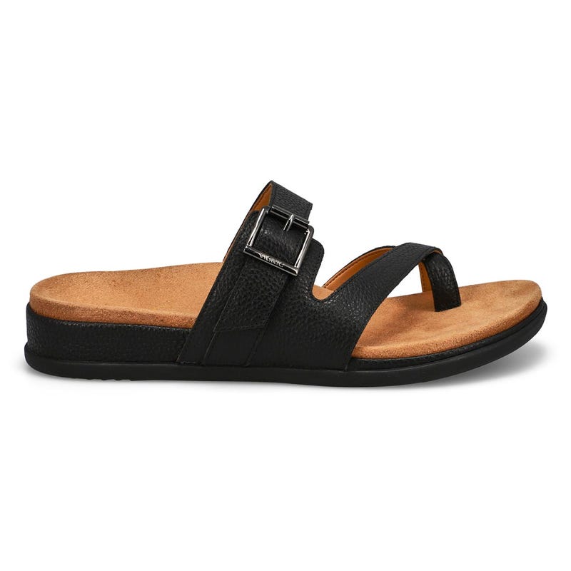 Women's Carmela Two Strap Casual Sandal - Black