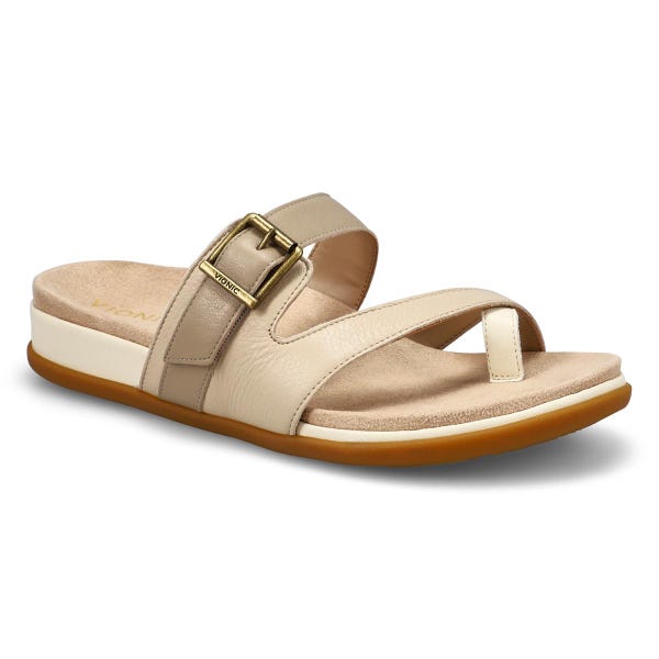 Women's Carmela Two Strap Casual Sandal - Ivory/Multi