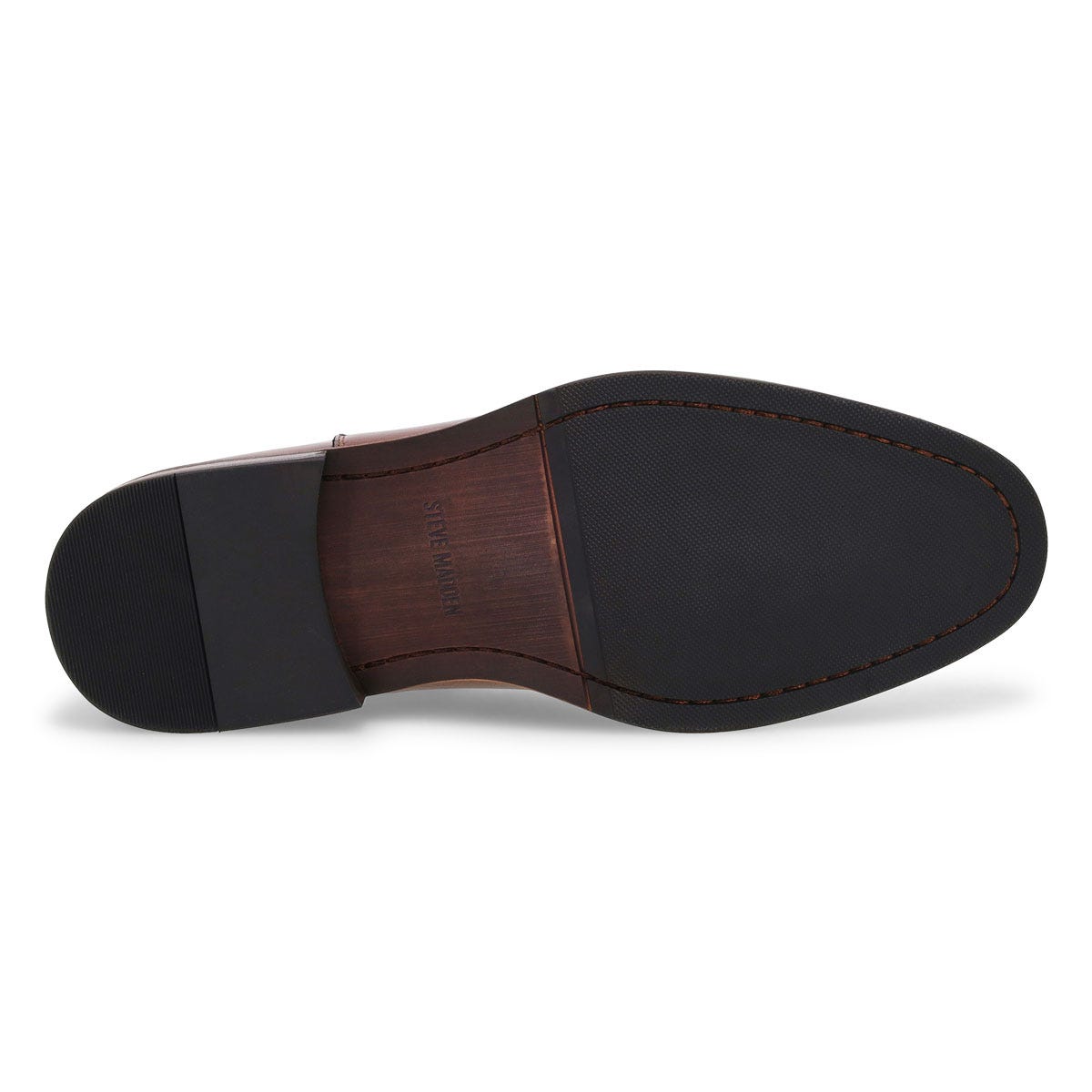 Botte Chelsea Carmine en cuir pour hommes - Noir