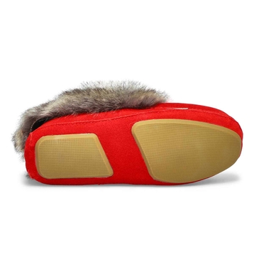 Women's Carrot 5 Faux Fur SoftMocs - Red