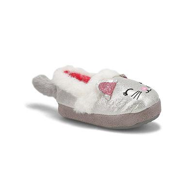 Pantoufle CAT-TD, argent, bébé-F