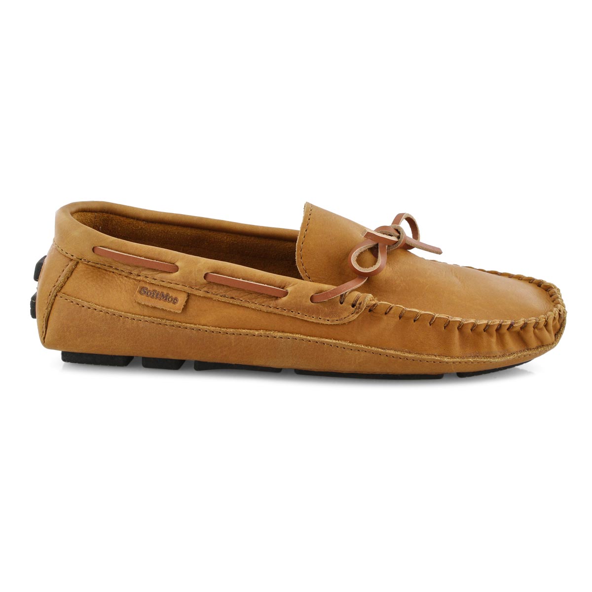 SoftMoc Men'a CESAR brown double sole moccasi | SoftMoc.com