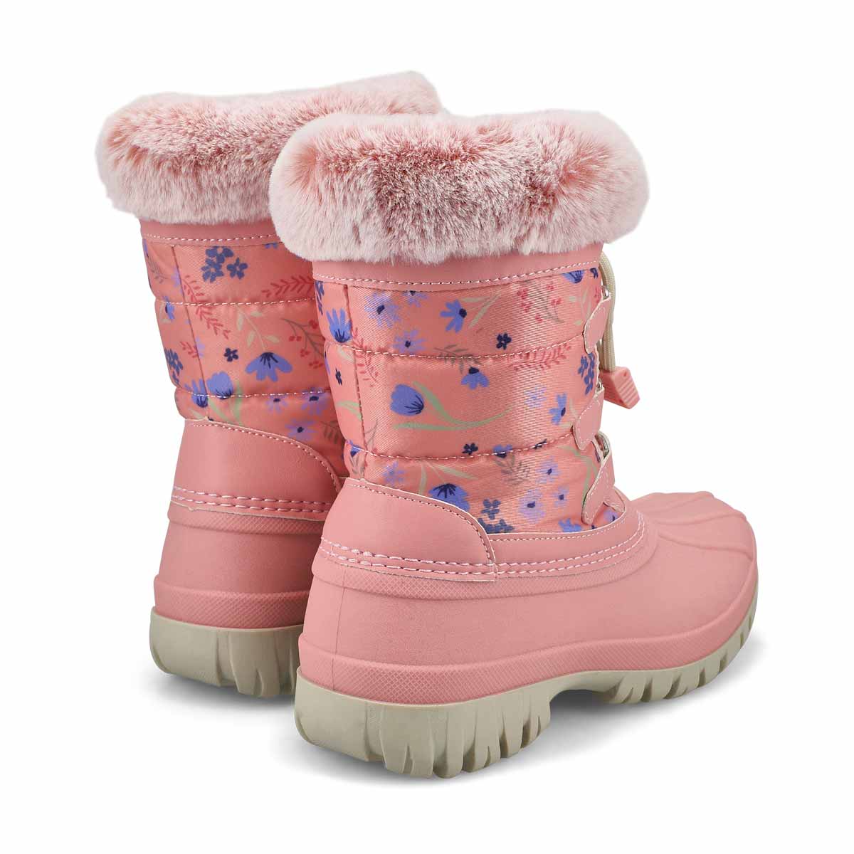 Girls' Charm Pull On Waterproof Winter Boot - Pink