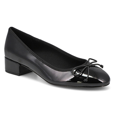 Lds Cherish Dress Heel - Black Patent