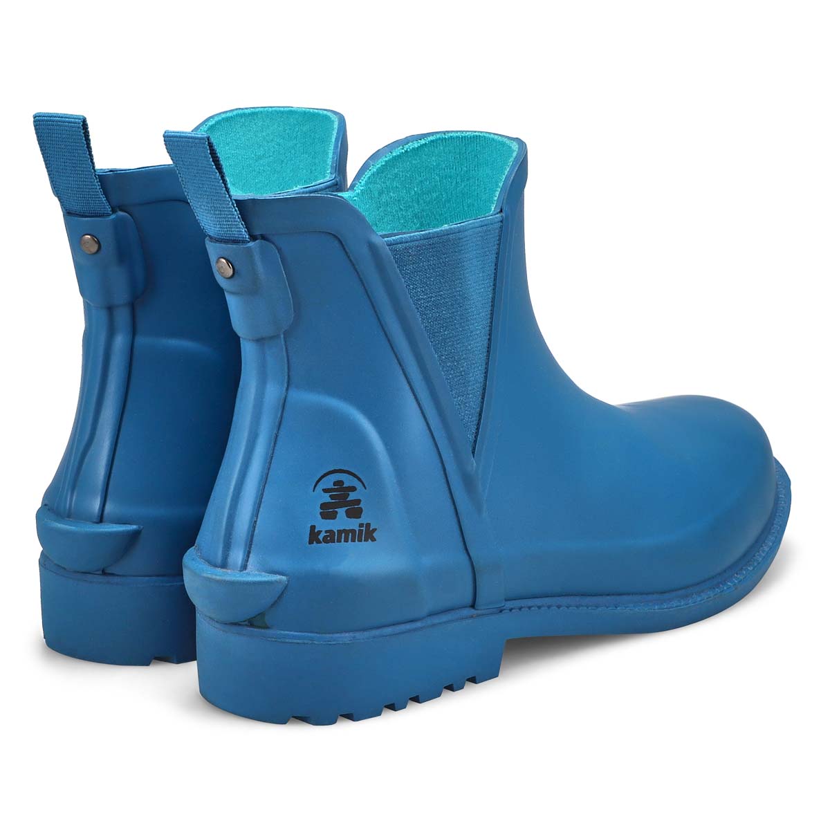 Bottes Chelsea imperméables CHLOE LO bleues,femmes
