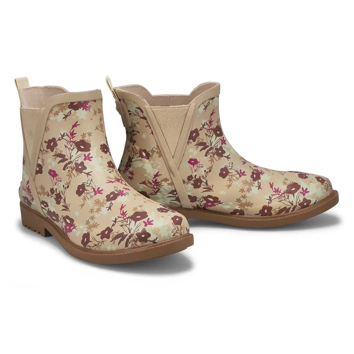 Botte de pluie Chelsea imperméable CHLOE LO, fleurs, femmes